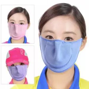 숨쉬기 편한 구리 2단 자외선 차단 마스크 MJ483F