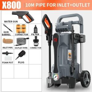 가정용 휴대용 전기 세차기 180bar 압력 클리너 유도 모터 포함 휴대용 물
