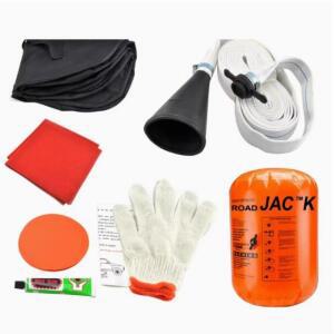 차량 잭 루티픽스 휴대용 잭 배기식 에어 (자동차용) 4.2톤, 공기주입 높이 72cm, 12V SUV 세단 휠 지지