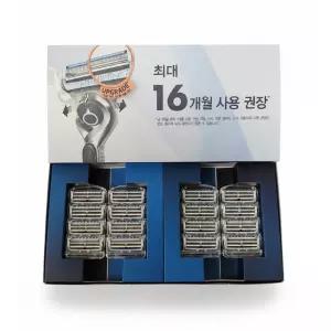 질레트 스킨텍 면도날 16입
