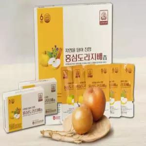 건강선물 추천 홍삼도라지 배즙 90ml×30포 명절 건강즙 선물