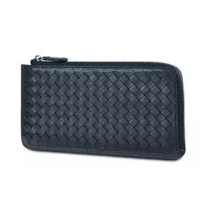 가죽 슬림 장지갑 위빙 선물 지퍼 지갑 2네이비 (WFKIT0R)