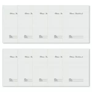 [오너클랜]WL 먼지없는종이 크린페이퍼 무진지 제본노트 A5 1팩 10권