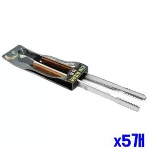 [에이치플러스몰]WL 집기 편한 스텐 고기 집게 특대 X5개 고기집게