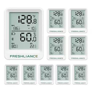 프레시얼라이언스 블루투스 온도 습도 데이터 로거 기록기 냉장고 냉동고 온도계 습도계 디지털 원격