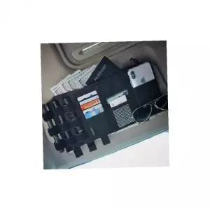 자동차 선바이저 수납 파우치 송풍구 거치