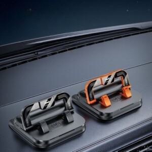 신형 안정적이고 흔들림 방지 차량용 휴대폰 핸드폰 거치대  번호판 장식  대시보드용 범용 내비게이션