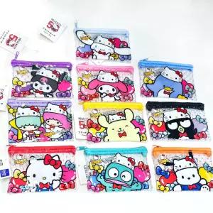 캐릭터 산리오캐릭터 10종 카드지갑 50주년 미니 투명 한교동