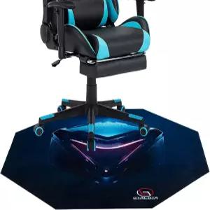 GTACOTA 사무실 롤러 의자 매트 게이밍 하드우드 및 타일 바닥에 적합 미끄럼 방지 소음 홈 오피스 게임