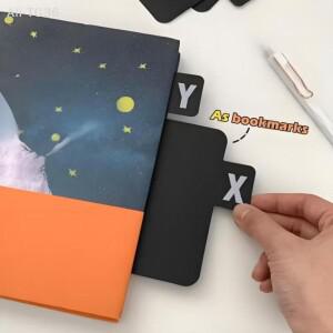 26개 알파벳 CD/DVD/바이닐 레코드 디바이더 A-Z 음악 앨범 파일 저장 분리기 사무실 가정 공간 절약형 정