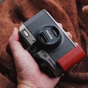 나무 L 타입 브래킷 삼각대 퀵릴리즈 플레이트 베이스 그립 핸들 펜탁스 17 필름 카메라 아르카 스위스 RSS