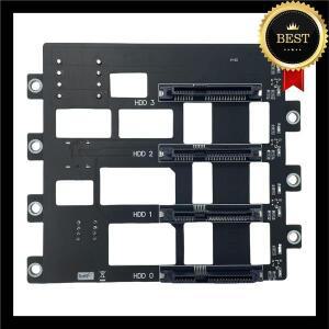 NAS 스토리지 서버 확장 보드용 SAS/SATA 하드 디스크 백플레인, 대형 4D 전원 공급 장치, 6Gbps SFF8643-4