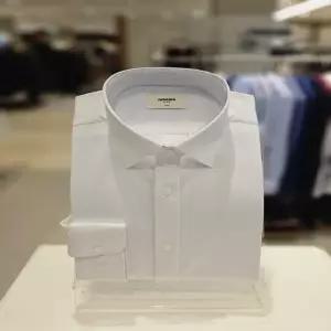 (RRQSSL1104WH) (레노마) 슬림긴팔 폴리스판 와이셔츠