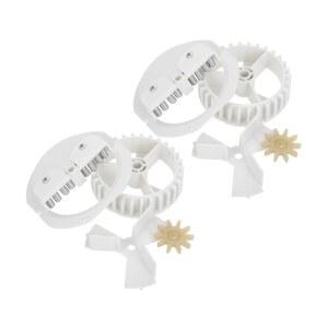 SUPVOX 캔디 머신 기어 껌볼 교체 부품 자판기 메커니즘 화이트 플라스틱용