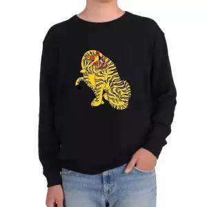 기모맨투맨 민화 호랑이 TIGER 범내려온다그림 다양한색상 전사이즈 (WFKIWZF)