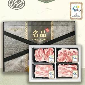 축협안심 한돈 1등급 돼지고기 으뜸선물세트 2호 1.2kg (삼겹살 목살 항정살)