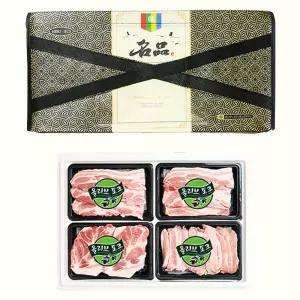 올리브포크 한돈 돼지고기 으뜸 선물세트 2호 1.2kg (삼겹살 목살 항정살)