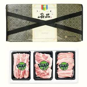 올리브포크 한돈 돼지고기 알뜰 선물세트 3호 900g (삼겹살 목살 항정살)