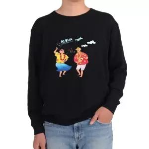 기모맨투맨 알로하 여행 하와이 aloha그림 다양한색상 전사이즈 (WFKIX7R)