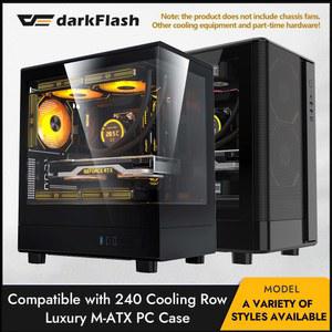 DARKFLASH PC 컴퓨터 게이머 섀시는 쿨링팬DARKFLASH 3PIN 카드용