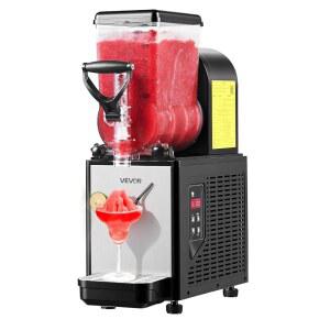 VEVOR 슬러시 머신, 6L / 1.6Gal 상업용 메이커, 셀프 클리닝이 가능한 냉동 음료 레스토랑용 마가리타 머신 슬러시, 마가리타, 밀크셰이크 등을 위한 바 파티
