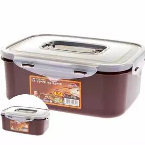 김치보관 직사각 초콜릿 밀폐 김치통 19호 4.5L