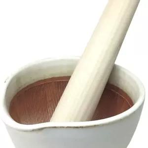 모토시게 세이토조 세라믹 미니 마늘 이유식 절구 깨갈이 사이즈별