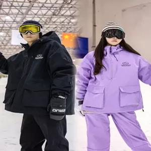 스키보드복 겨울 후드 등산 스키복 스노보드 도톰 야상 보온 코트 심쿵직구