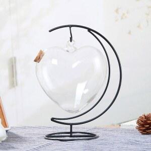 종이학 화환병 종이학유리병 화병 큰 인테리어 스티커 병 하트 거치대 받침대 야광