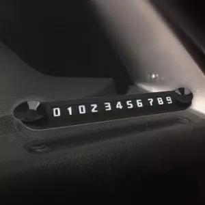 올블랙 주차 알림판/번호판/자동차/전화/차량용/핸드폰/연락처/휴대폰/표시판/디자인/연락판
