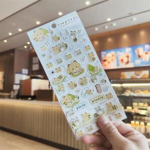 창의적인 너구리 스티커, 귀여운 DIY 일기 장식 씰링 앨범 36 개/로트