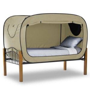 난방텐트 실내용 방안 1인용 누빔 겸용 2층침대 겨울 2인용 우풍차단 집안 실내텐트