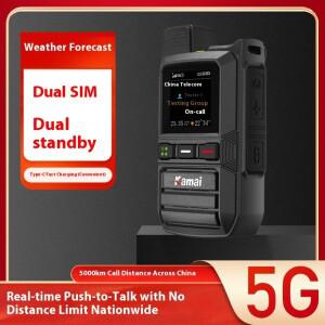 2개입 POC 글로벌 라디오 전국 인터콤 5G 듀얼 SIM 카드 스탠바이 풀 네트워크 장거리 무전기 양방향