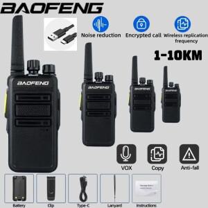 바오펑 BF-V12D 디지털 UHF 무전기 GMSK 암호화 통화 HD 소음 감소 양방향 햄 라디오 BF-888S 업그레이드