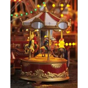 코스트코 회전목마 핑크 장식 인테이러 크리스마스선물 오르골 기본 코제 빈티지 무드등