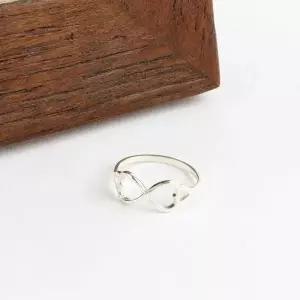 [다잇템] 여자 은 리본꼬임 실버925 우정반지 영패션 반지_19922716_588872