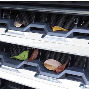 기아 셀토스 2023-2024 호환  스테인리스 스틸 미들 그릴 인서트 스크리닝 네트 보호 가드 메쉬  커버 자동