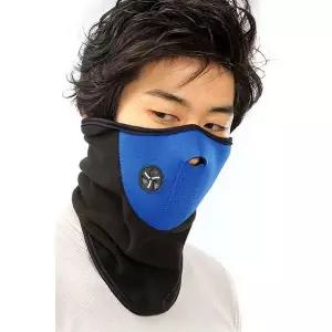 방한 안면 스포츠 귀마개 방한마스크 블루 넥워머