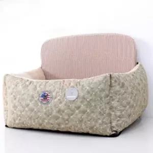 차량 펫트라 1P 침대 카시트 브라운 중형 강아지 애견