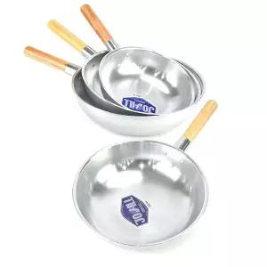 제일 873TYD44 업소용 나무손잡이 양은 튀김 북경팬