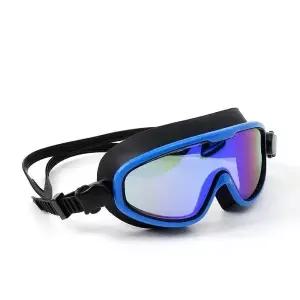 고품질 블루 미러 물안경 수영장 고글 워터월 워터월드 수영장 수경 (WFKKOM6)