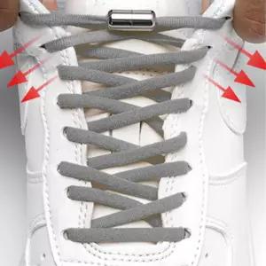 매듭없는 고탄성 컬러 운동화끈 1쌍 신발끈 세련된스타일