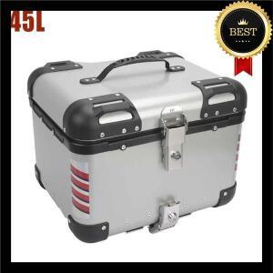 공장 직판 베네리 CF용 유니버설 알루미늄 45L 탑박스 오토바이 대형 트렁크 케이스 수납 테일 리어 공구함