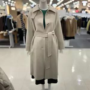 [숲]모렌 벨티드 활용도높은 구스충전재 롱코트 SBBHC91-2