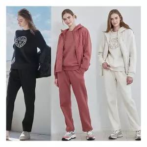 리베레츠리베레츠여성퀼팅기모트레이닝셋업점퍼+티셔츠+팬 716899
