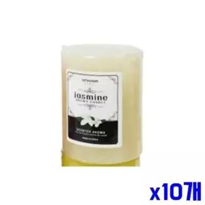 bns 인테리어 자스민 아로마 향초 4.7x7cm x10개 양초