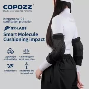 COPOZZ RZLABS 저온 내성 스키 팔꿈치 패드, 오토바이 스케이팅 충격 보호, 통기성 스노우보드 보호대