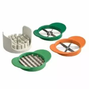 과일커터 DSW011T3 4개 세트 과일예쁘게깎기 다용도채칼 야채채