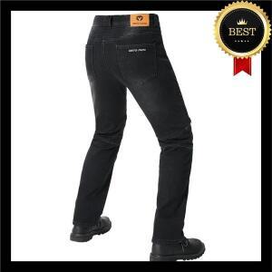 새로운 두꺼운 벨벳 오토바이 청바지, 오프로드 사이클링 레이싱 데님 CE 보호 장비 겨울용