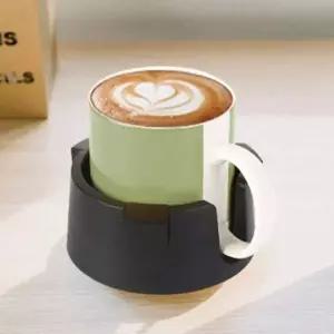 책상용 컵 거치 받침대 커피 텀블러 머그 고정 컵슬리브 홀더